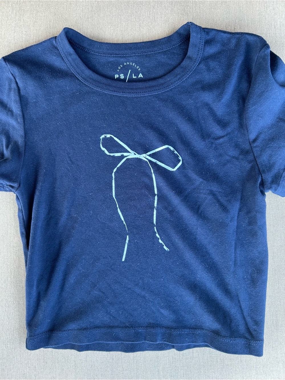 XS PacSun Navy Short Sleeve Baby Tee